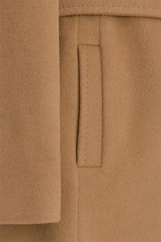 Camelowy płaszcz damski 84711 - 101071