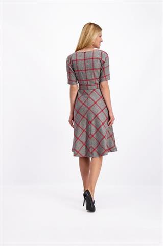 Rozkloszowana sukienka wełniana 84765 - 102851