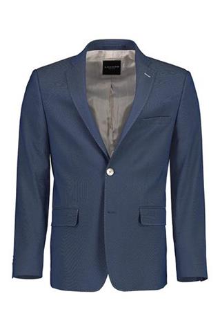Niebieski garnitur w mikro wzór Mix&Match (859) Marynarka - 112471