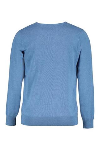 Niebieski sweter męski V-neck 73845 - 121161