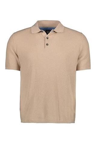 Beżowa koszulka polo 73856 - 122041