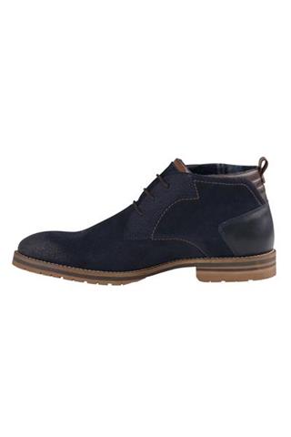 Granatowe buty za kostkę 72844 - 12221