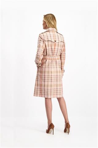 Wiosenny trencz w kratę 85017 - 122681