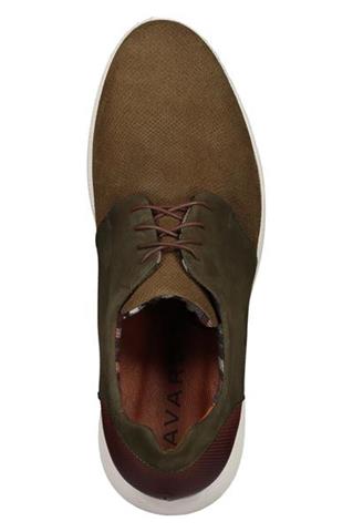 Oliwkowe buty męskie ze skóry 73269 - 176961