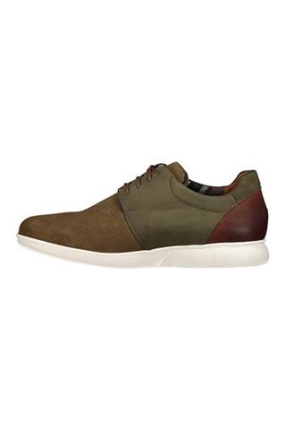 Oliwkowe buty męskie ze skóry 73269 - 176971
