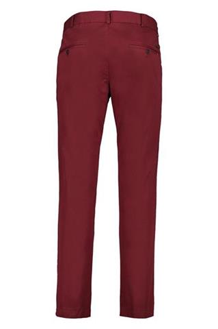 Burgundowe spodnie męskie Chinos Luster 65256 - 182131