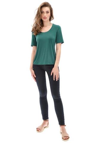 Zielony t-shirt z krótkim rękawem 58167 - 221261