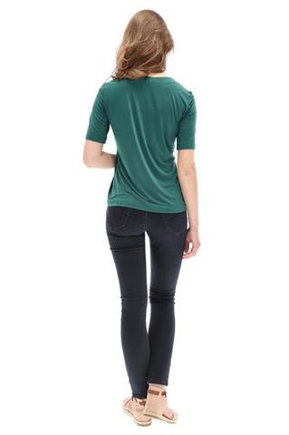 Zielony t-shirt z krótkim rękawem 58167 - 221271