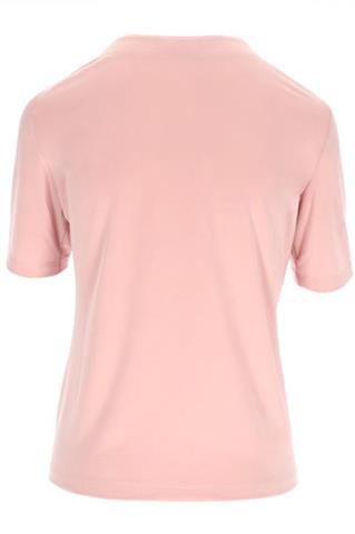 Różowy t-shirt z krótkim rękawem 58168 - 221351