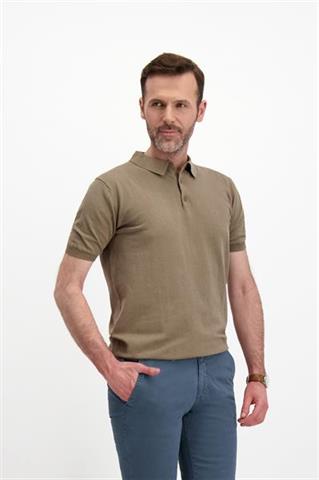 Oliwkowe polo męskie 73880 - 246021