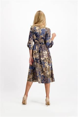 Elegancka sukienka we wzory 85011 - 276541