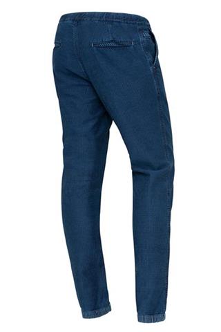 Granatowe spodnie ze ściągaczem chinos 64611 - 28041