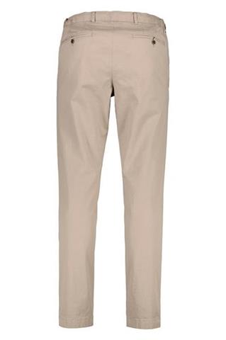 Beżowe spodnie chino z gumką w pasie oraz troczkiem 60174 - 305771