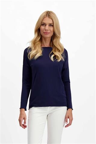 Granatowy sweter damski 84098 - 313451