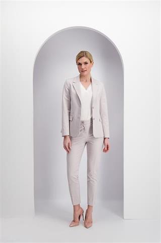 Szare spodnie damskie we wzory 85927 - 374081