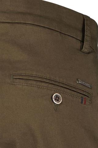 Ciemnozielone spodnie chinos 64194 - 374561