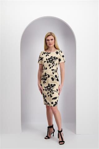 Elegancka sukienka we wzory 85919 - 376511