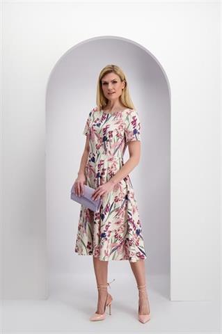 Bawełniana sukienka w kwiaty 86044 - 378621