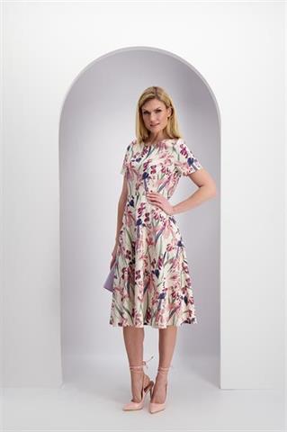 Bawełniana sukienka w kwiaty 86044 - 378631