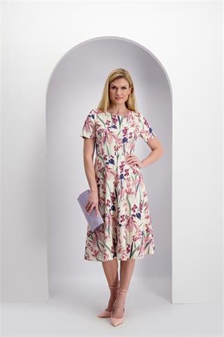 Bawełniana sukienka w kwiaty 86044 - 378641