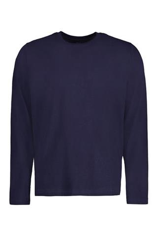 Granatowy longsleeve męski 78027 - 380261