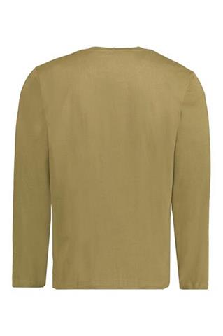 Longsleeve khaki męski 78030 - 380391