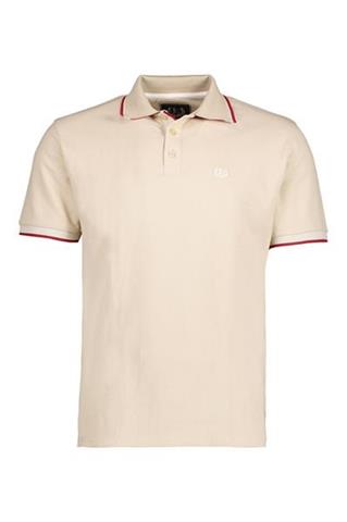 Beżowe polo męskie 74027 - 392831
