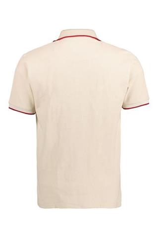 Beżowe polo męskie 74027 - 392841