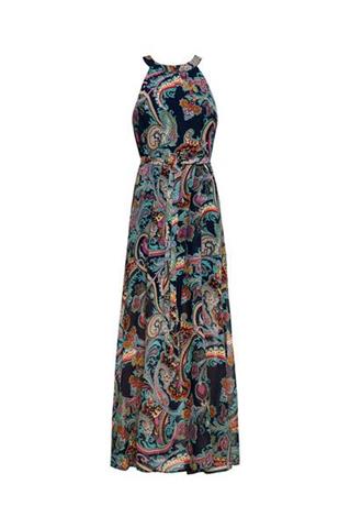 Sukienka maxi we wzory 58889 - 398821