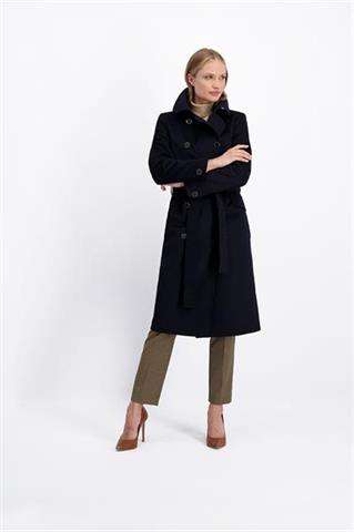 Wełniany płaszcz z kołnierzem 85804 - 410411