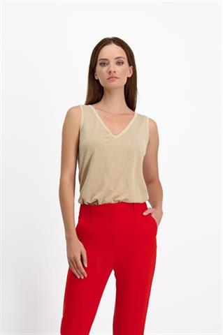 Bluzka w złotym odcieniu 85965 - 412391