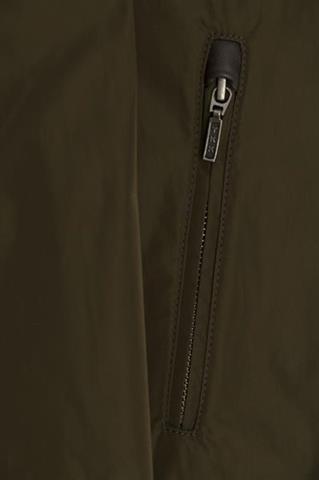 Kurtka khaki męska z dopinanym kołnierzem 29706 - 42251