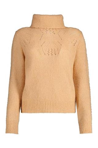 Sweter z ażurowym splotem 86350 - 428401