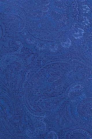 Niebieski krawat we wzór paisley 57579 - 429531