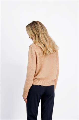 Sweter z ażurowym splotem 86350 - 432131