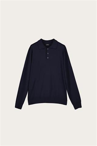 Polo z wełny merino 74196 - 482801