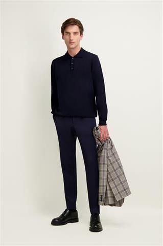 Polo z wełny merino 74196 - 486891