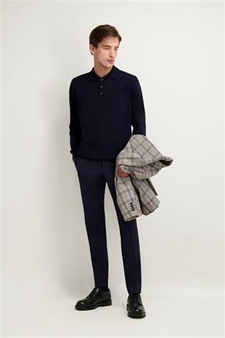 Polo z wełny merino 74196 - 486901