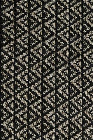 Dzianinowe spodnie damskie we wzory 84565 - 49201