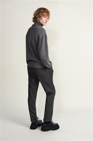 Szary golf męski relaxed fit 74241 - 495461
