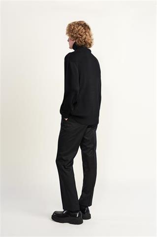 Czarny golf męski relaxed fit 74243 - 495511
