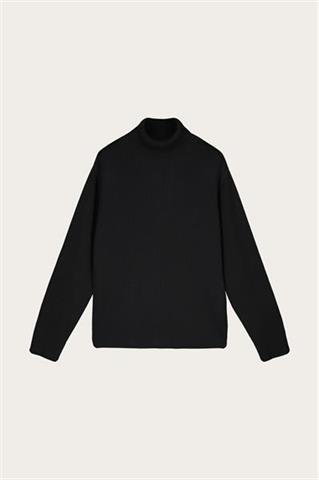 Czarny golf męski relaxed fit 74243 - 507641