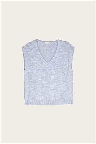 Dzianinowa kamizelka 86315 - 523381