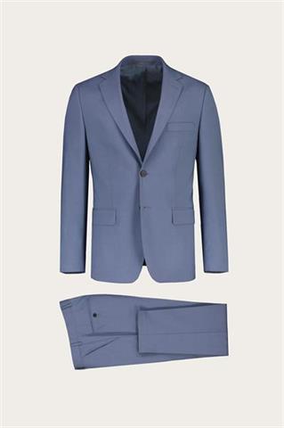 Jednorzędowy wełniany garnitur męski 35456 - 566601