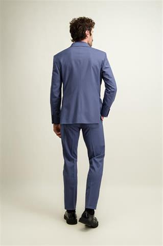 Jednorzędowy wełniany garnitur męski 35456 - 568481
