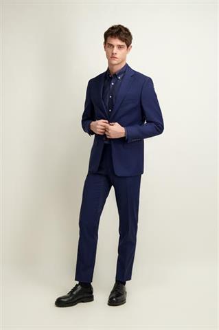 Garnitur męski z wełny 35402 - 570061