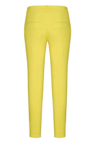 Eleganckie spodnie damskie w kanarkowym odcieniu 84618 - 65701