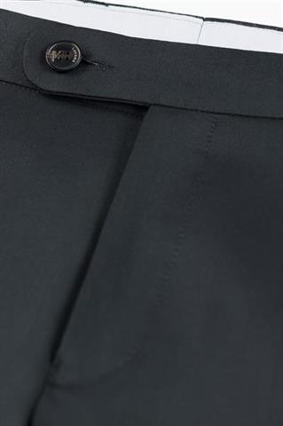 Eleganckie czarne spodnie męskie 64152 - 72821