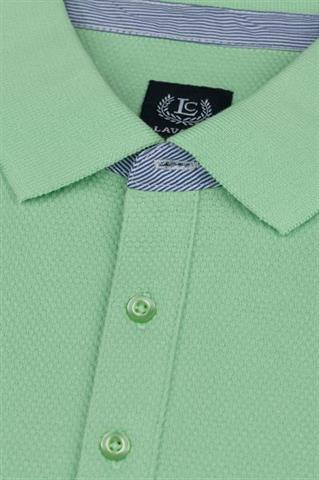Zielona koszulka męska Polo - 76011
