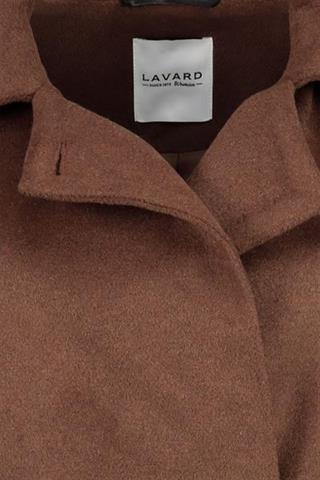 Brązowy płaszcz damski zimowy 84922 - 98111